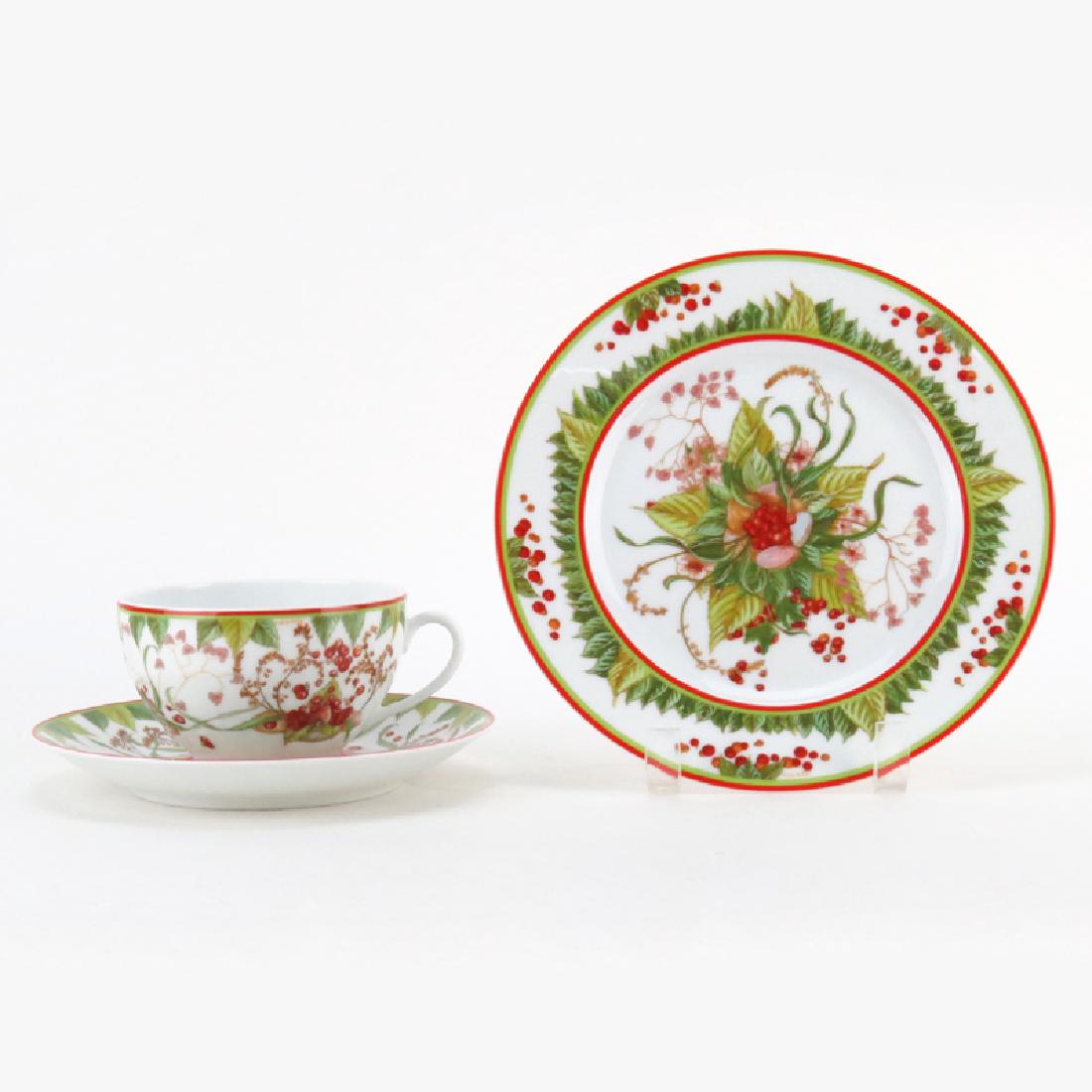 Hermes Le Jardin de Pythagore Porcelain Breakfast Cup, (1 of 4)