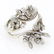 Lady's Vintage 14 Karat White Gold and Diamond Ring