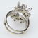 Lady's Vintage 14 Karat White Gold and Diamond Ring - 2