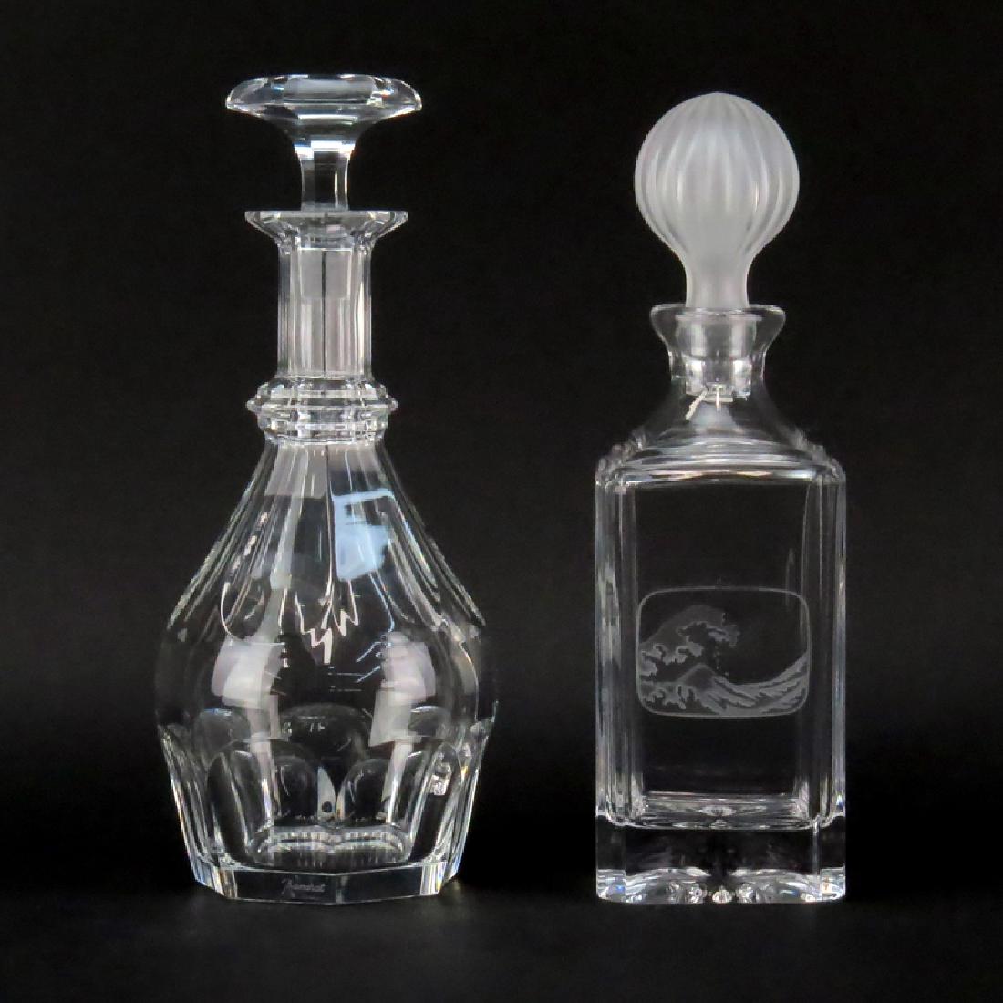 Grouping of Two (2) Vintage  Decanters. Includes: (1 of 5)