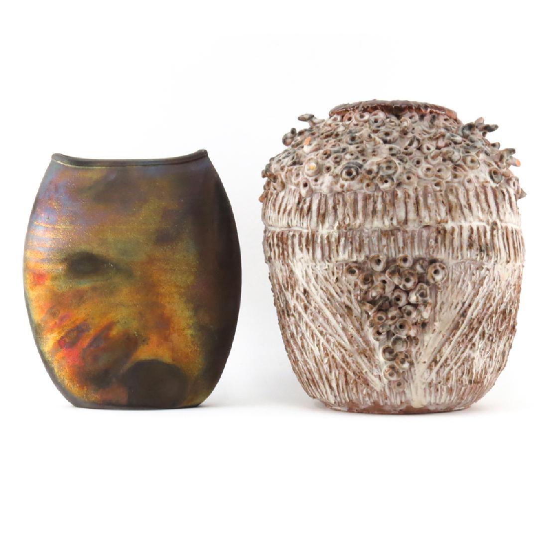 Grouping of Two (2) Large American Ceramic Vases. (1 of 5)