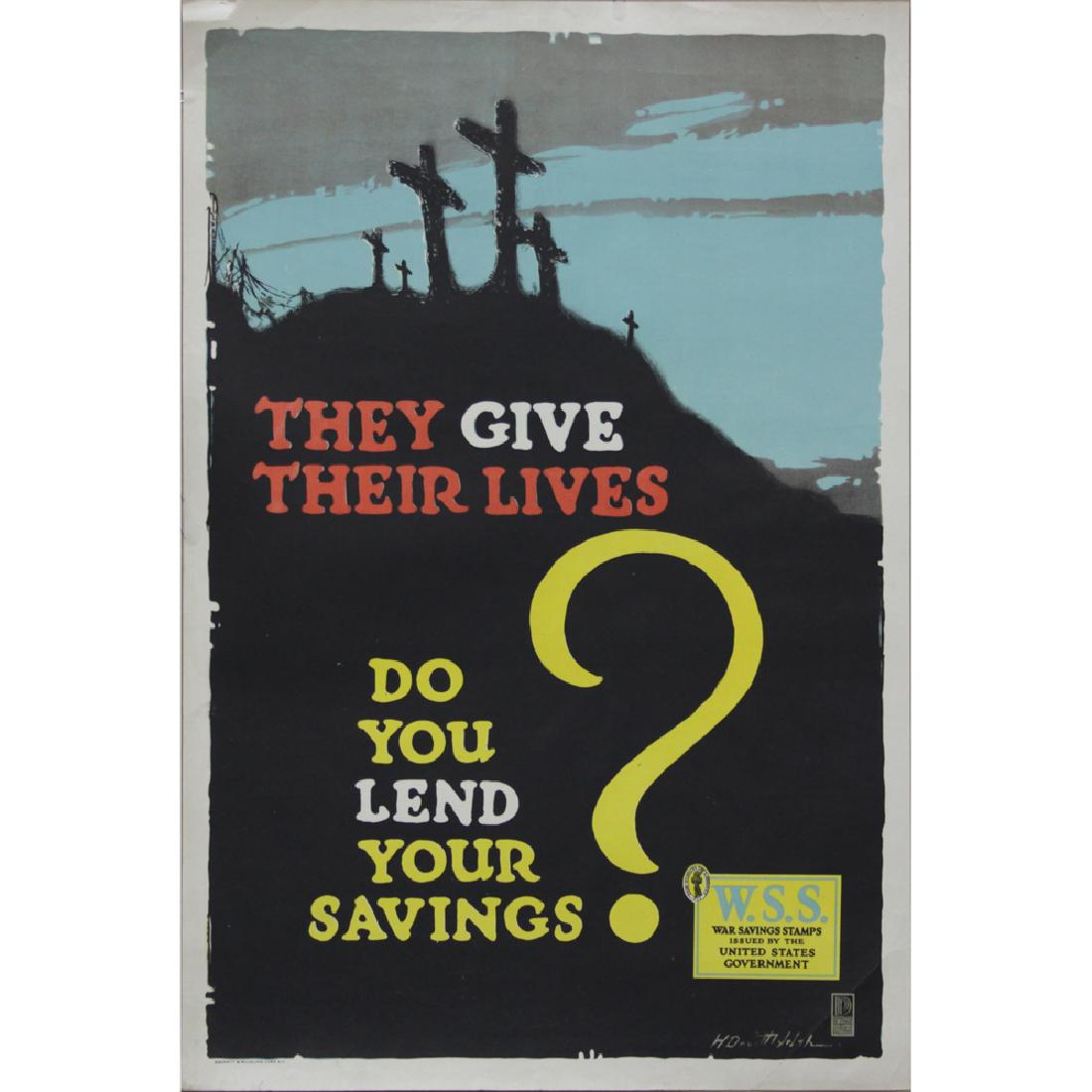 Horace Devitt Welsh, American (1888-1942) Original 1918 (1 of 3)