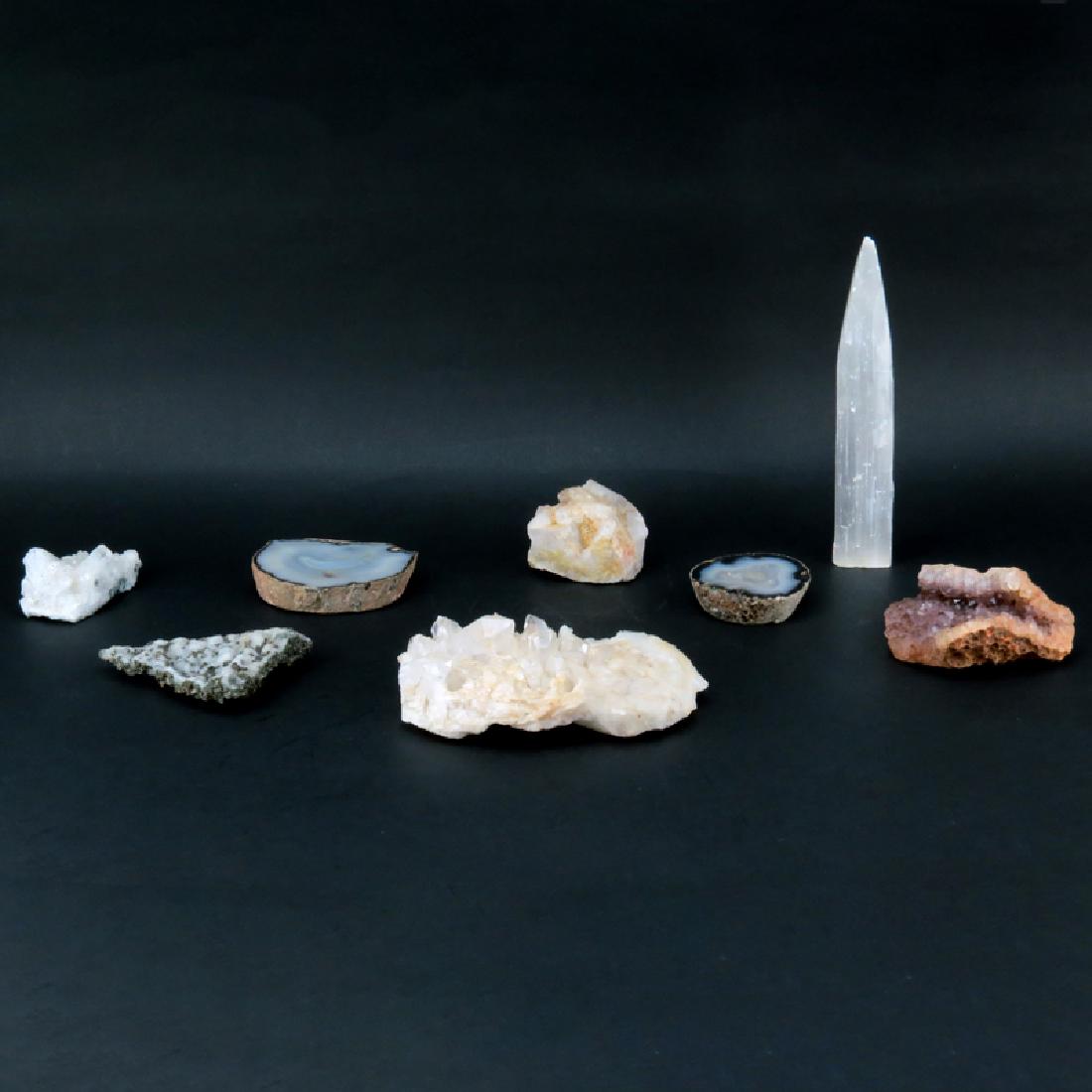 Grouping of Eight (8)  Assorted Quartz and Agate (1 of 2)