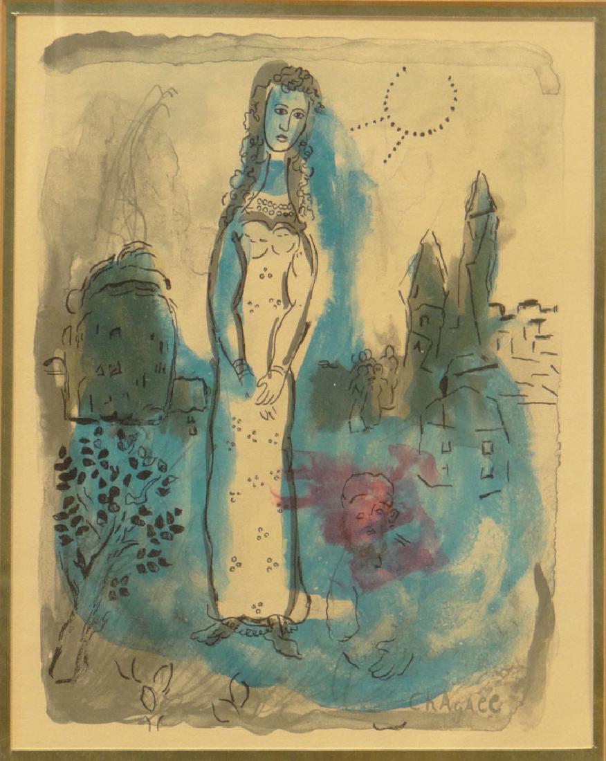 Marc Chagall French (1887-1985) Color Lithograph (1 of 4)