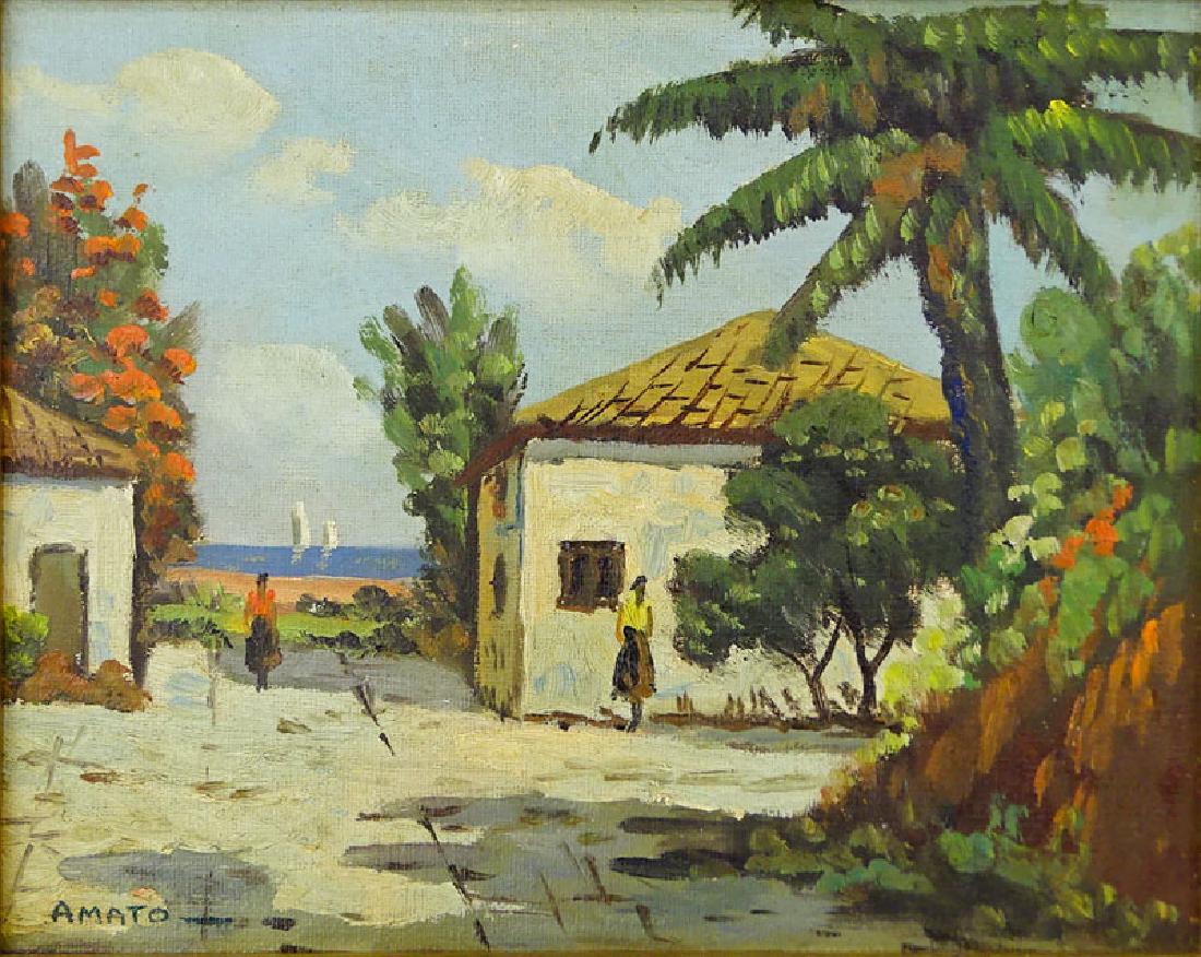 Orazio Amato, Italian (1884-1952) Oil on board (1 of 5)