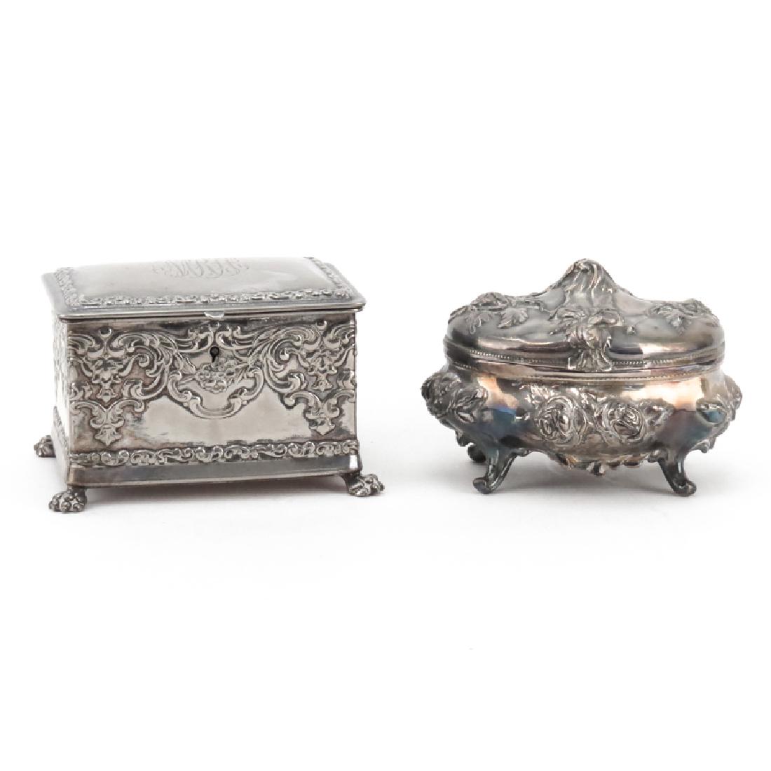 Collection of Two (2) Antique or Vintage Silverplate (1 of 6)
