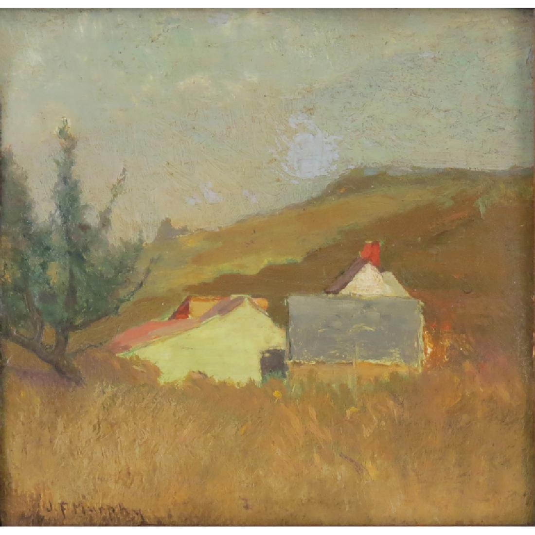 John Francis Murphy, American (1853-1921) "Grain Field" (1 of 5)