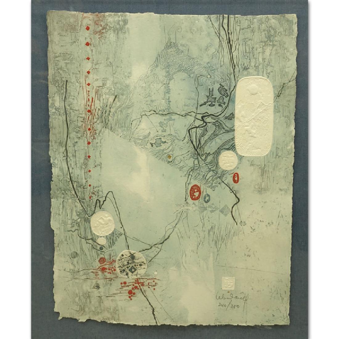 La Ba Dang, Vietnamese (b. 1922) "Les Elementalis 1982" (1 of 4)