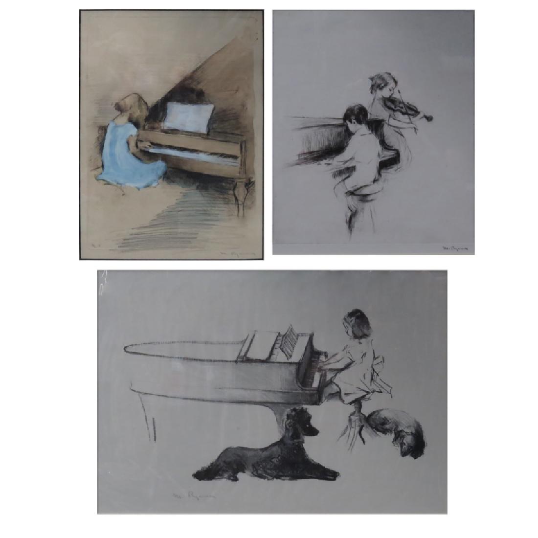 Collection of Three (3) Margery Ryerson, American (1 of 4)