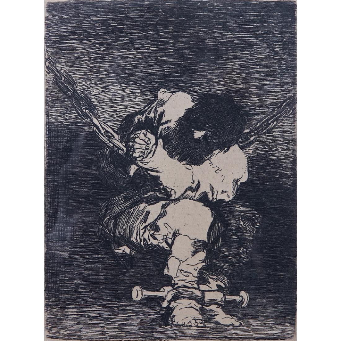 Francisco de Goya (Spanish, 1746-1828) Etching from (1 of 5)