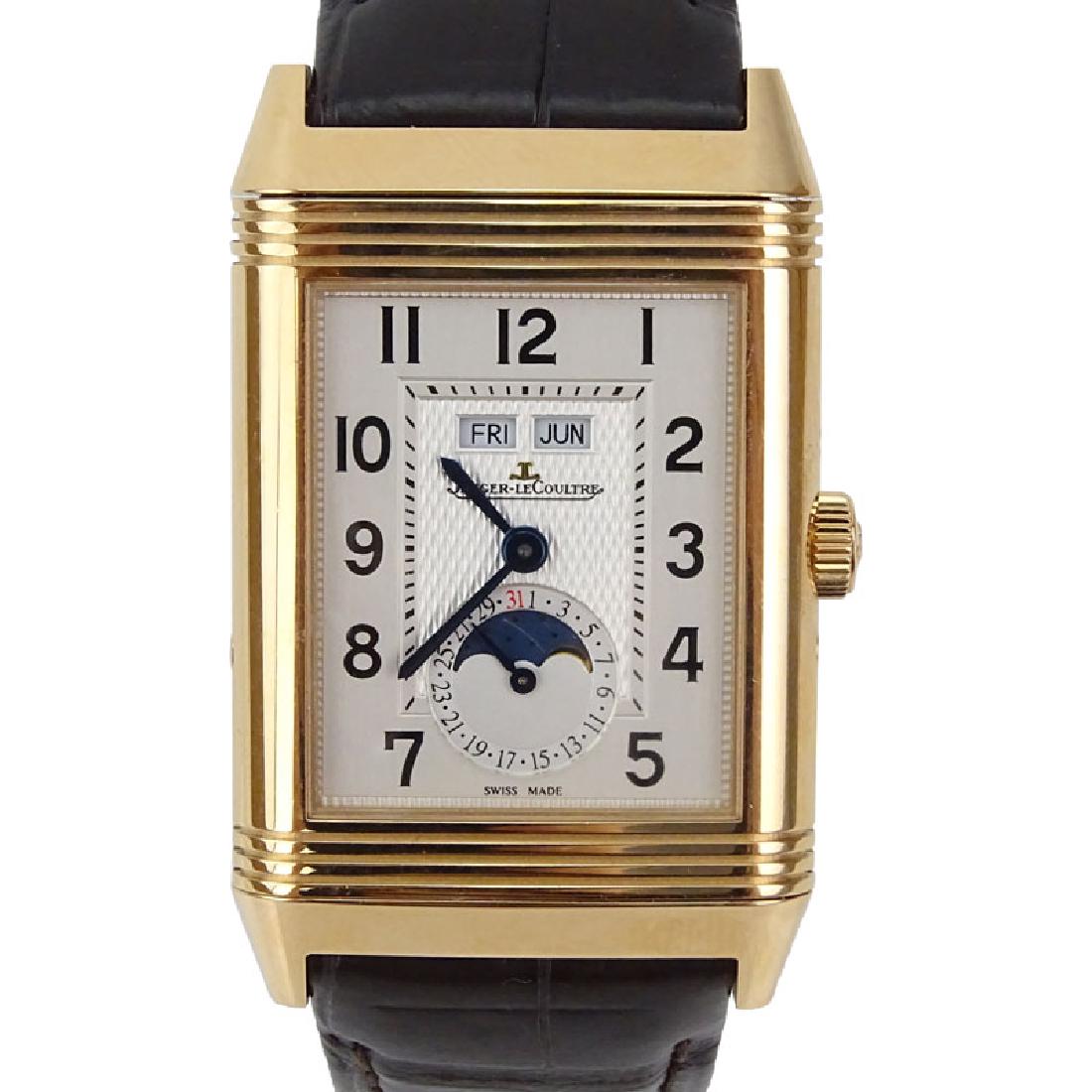 Man's Jaeger LeCoultre 18 Karat Rose Gold Grand Reverso (1 of 9)