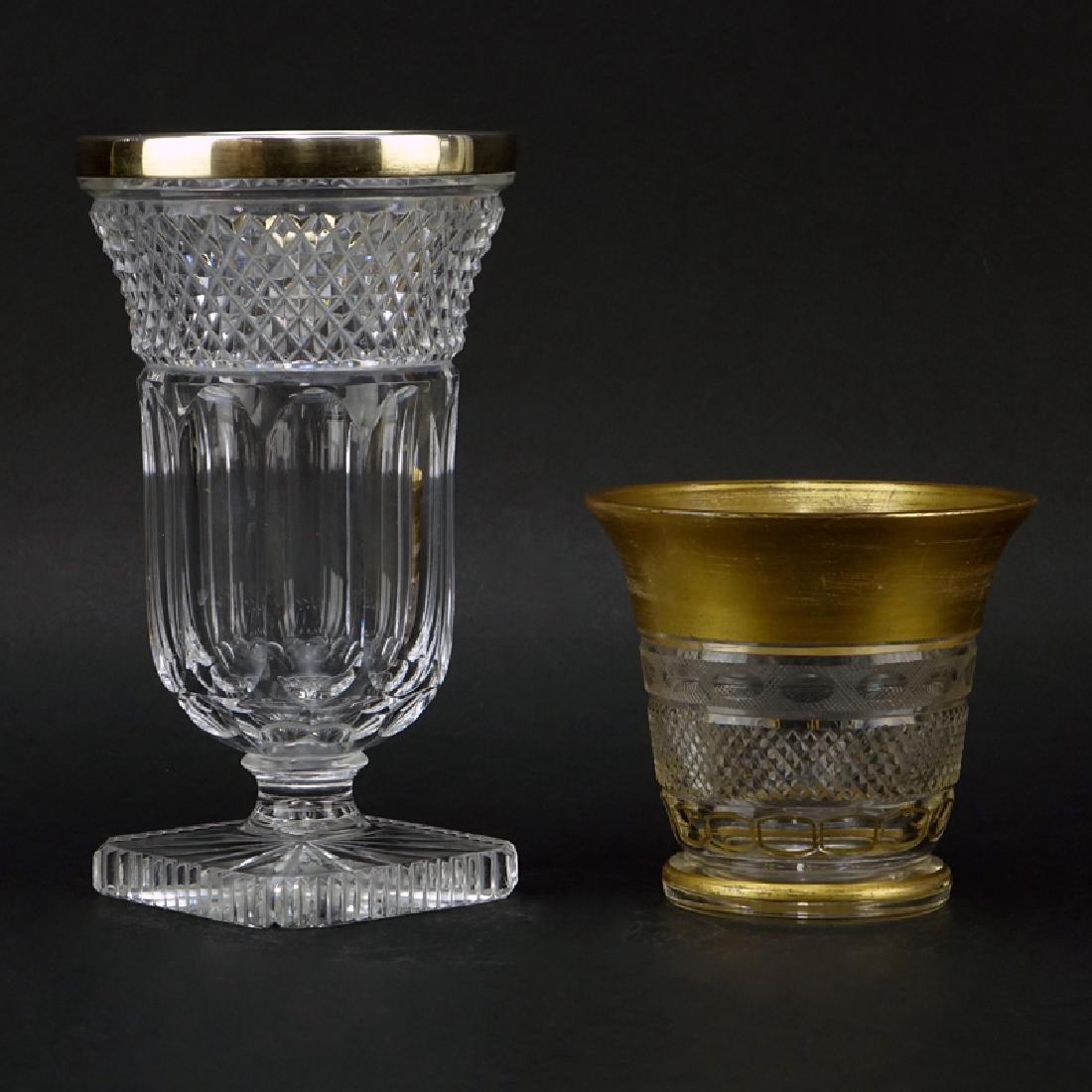 Grouping of Two (2) Vintage or Antique Glass Tableware. (1 of 4)