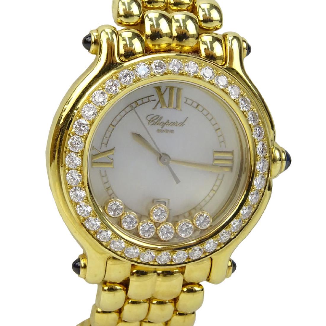 Lady's Chopard 18 Karat Yellow Gold Happy Sport