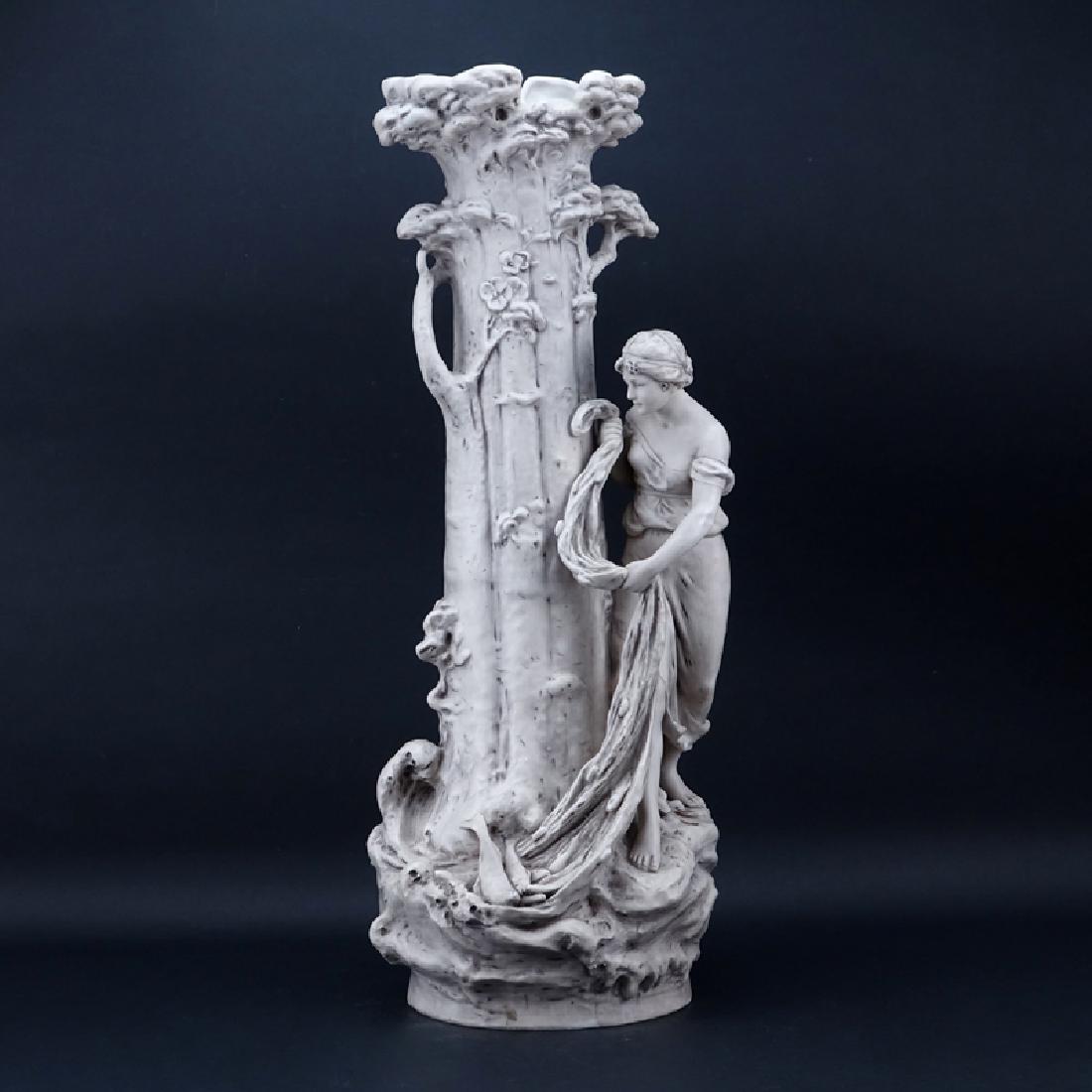 Large Antique Royal Dux Art Nouveau Figural Pottery (1 of 6)