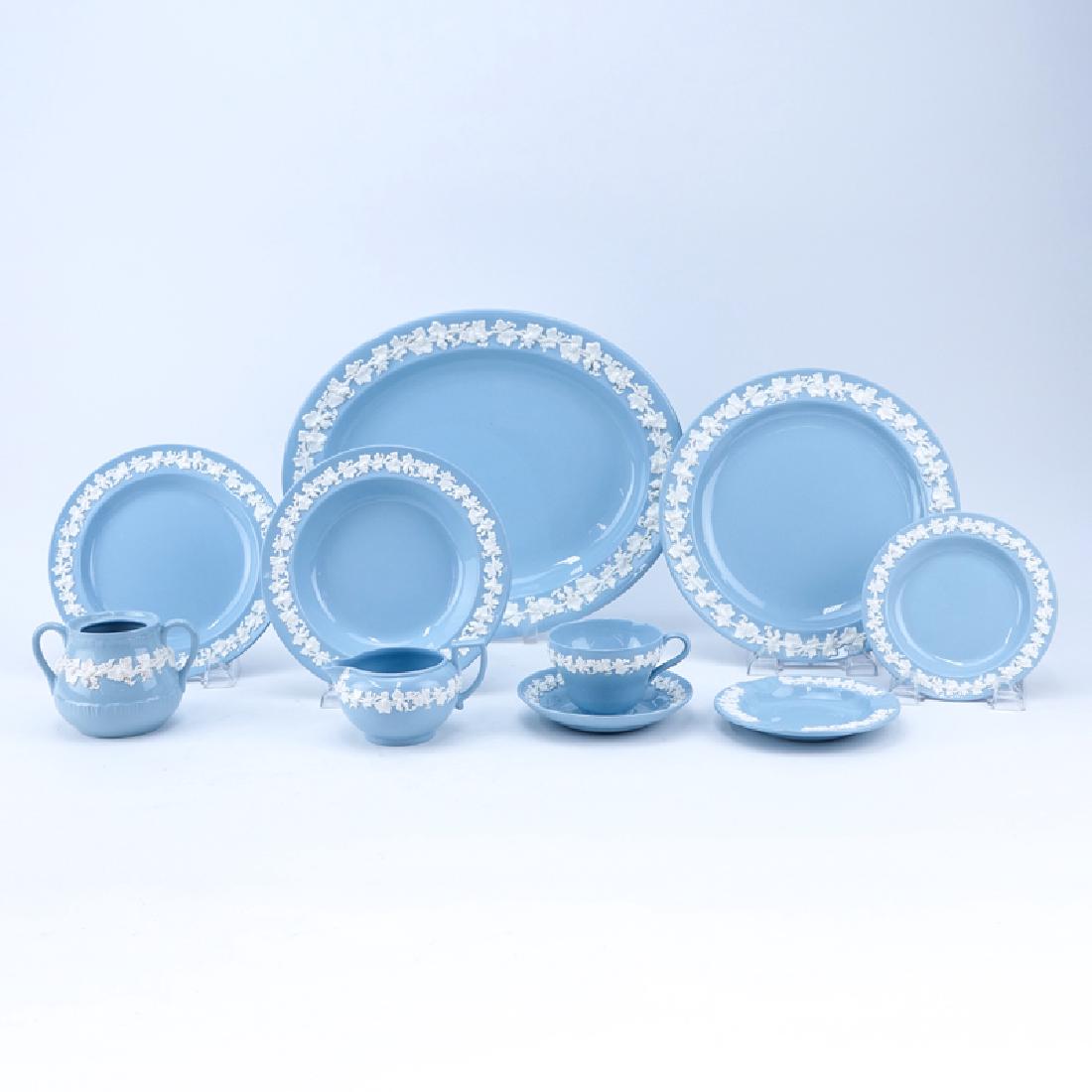 Seventy Two (72) Piece Wedgwood Etruria Embossed (1 of 5)