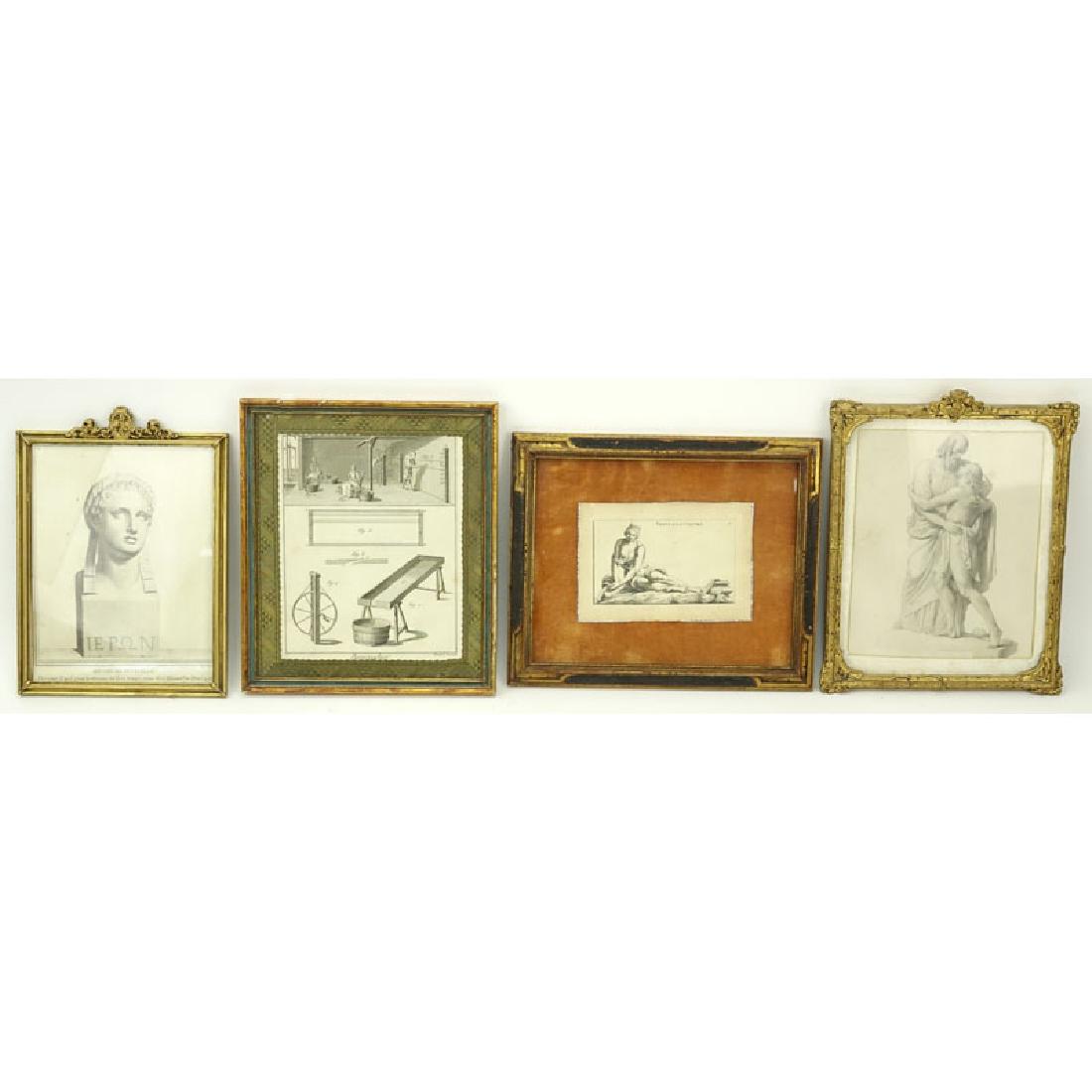Grouping of Four (4) Antique or Vintage Artworks. (1 of 17)