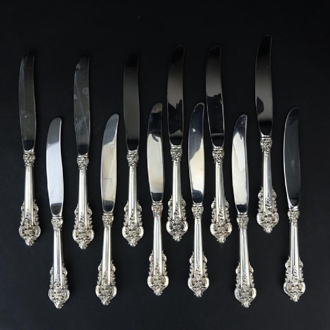 Set of Twelve (12) Wallace "Grand Baroque" Sterling (1 of 3)