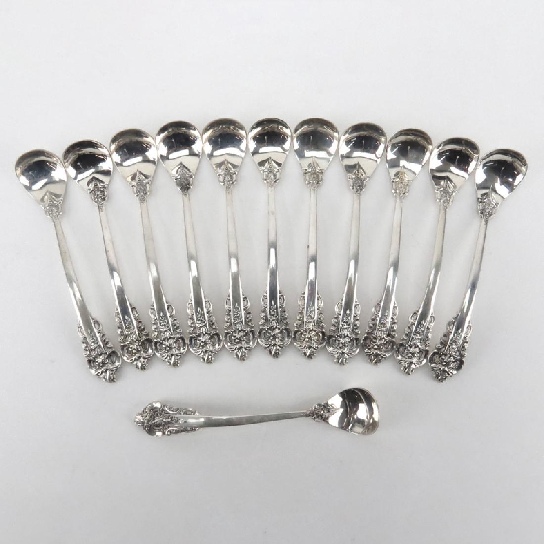 Set of Twelve (12) Wallace "Grand Baroque" Sterling (1 of 4)