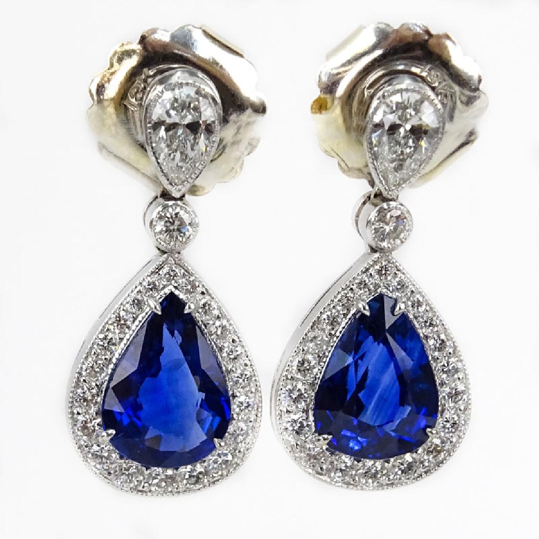 Vintage Approx. 5.40 Carat Pear Shape Sapphire, Diamond (1 of 3)