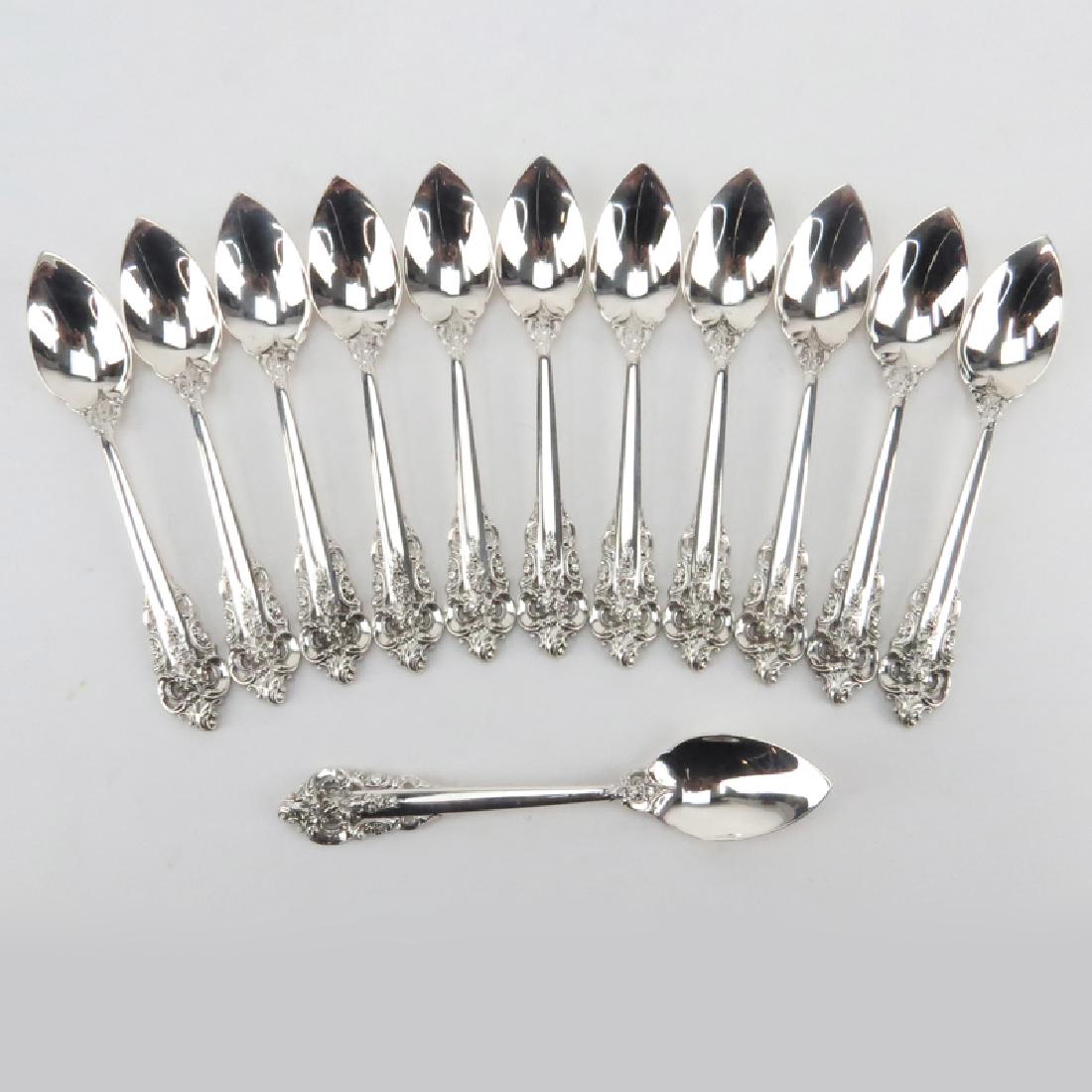 Set of Twelve (12) Wallace "Grand Baroque" Sterling (1 of 4)