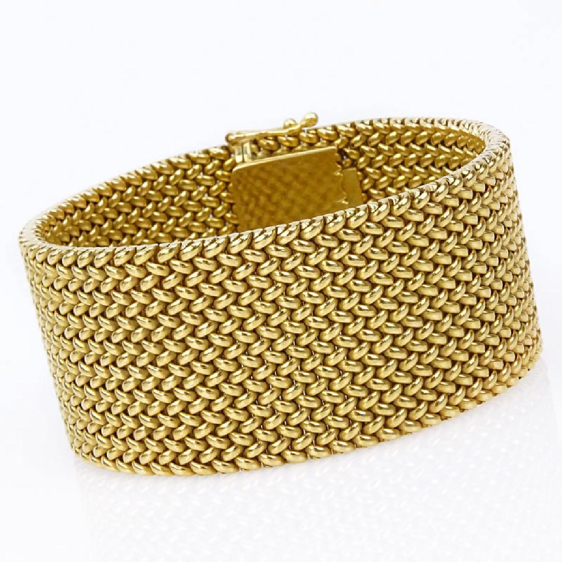 Vintage Heavy 18 Karat Yellow Gold Flexible Link (1 of 5)