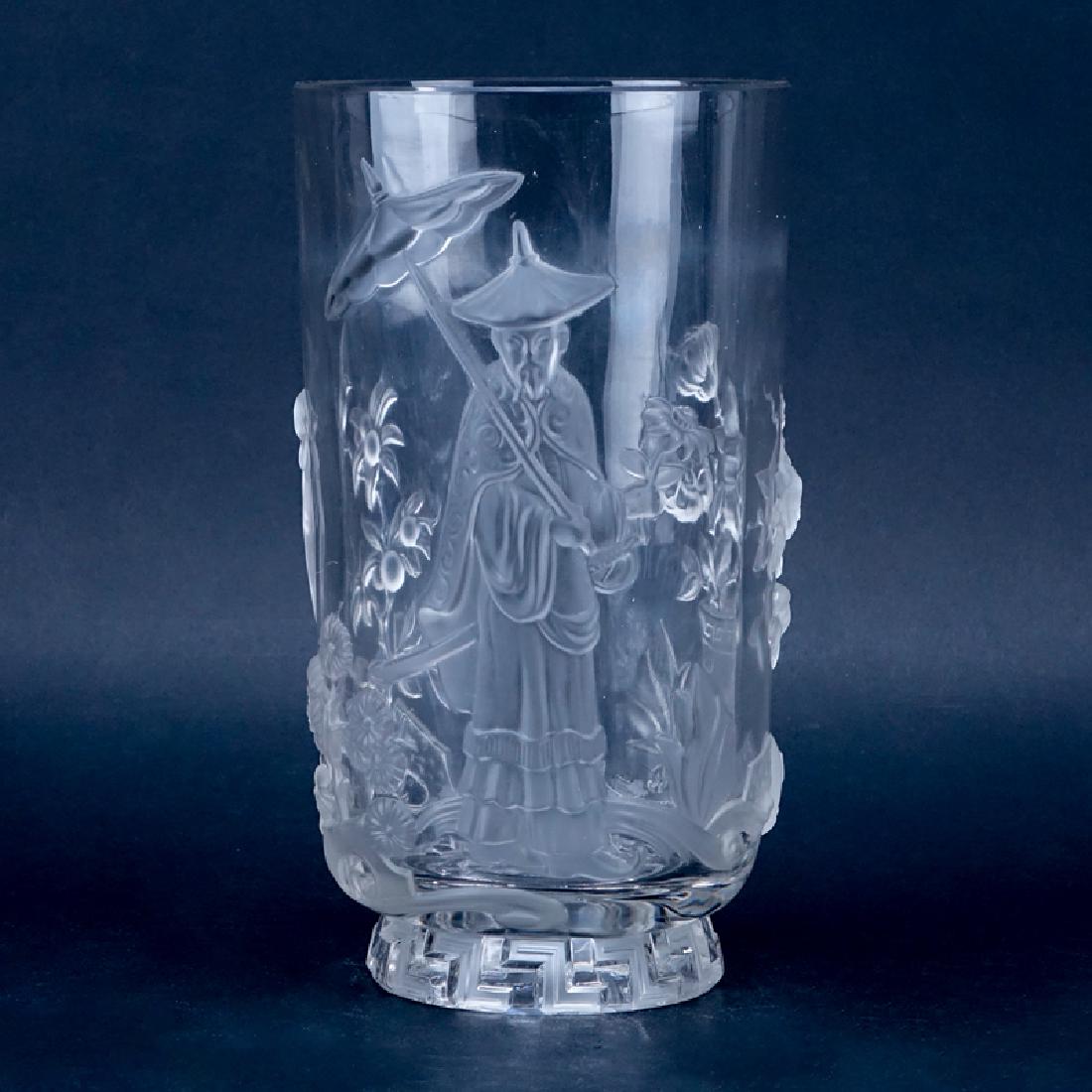 Verlys French Art Deco Molded Clear and Frosted Crystal (1 of 6)