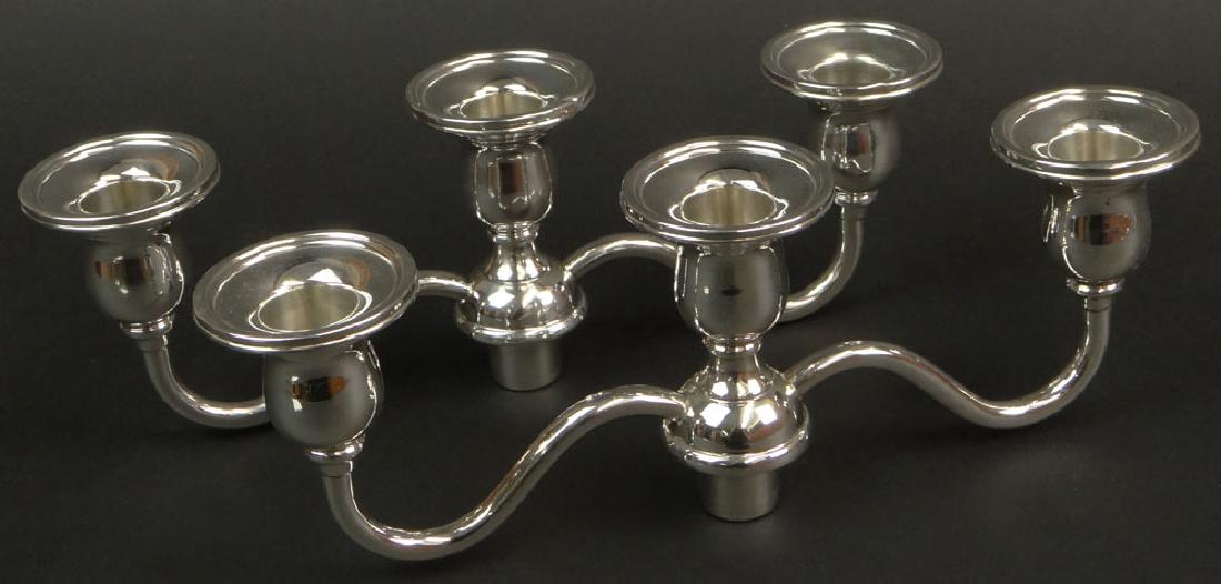 Pair of International Silver Company Sterling Silver: Pair of International Silver Company Sterling Silver Weighted Candelabra Branches. Please note we are selling the branches only and this lot does not include the bases. Each Signed with International