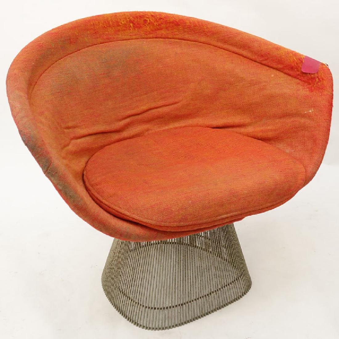 Warren Platner for Knoll Upholstered and Steel Lounge (1 of 4)