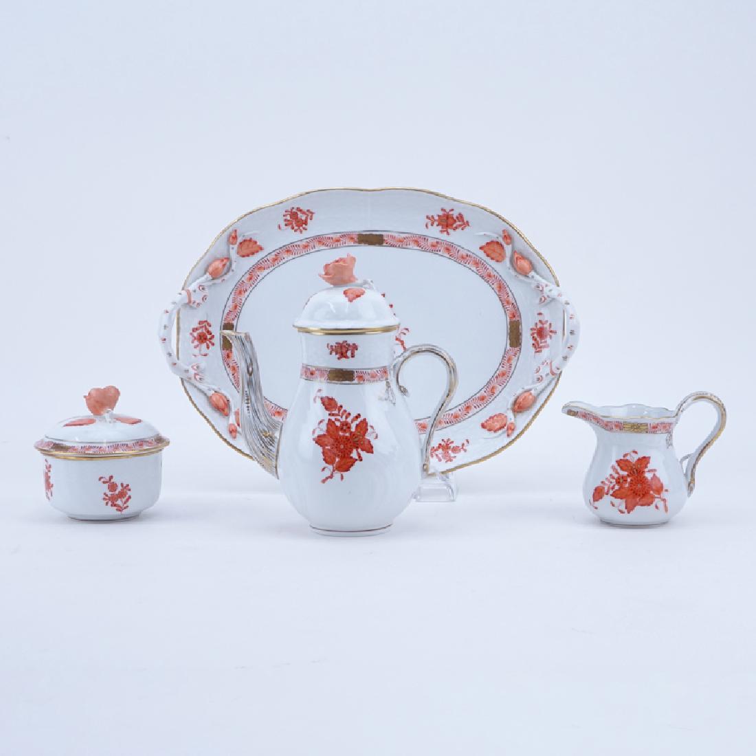 Four (4) Pc Herend Porcelain "Chinese Bouquet" Coffee (1 of 5)