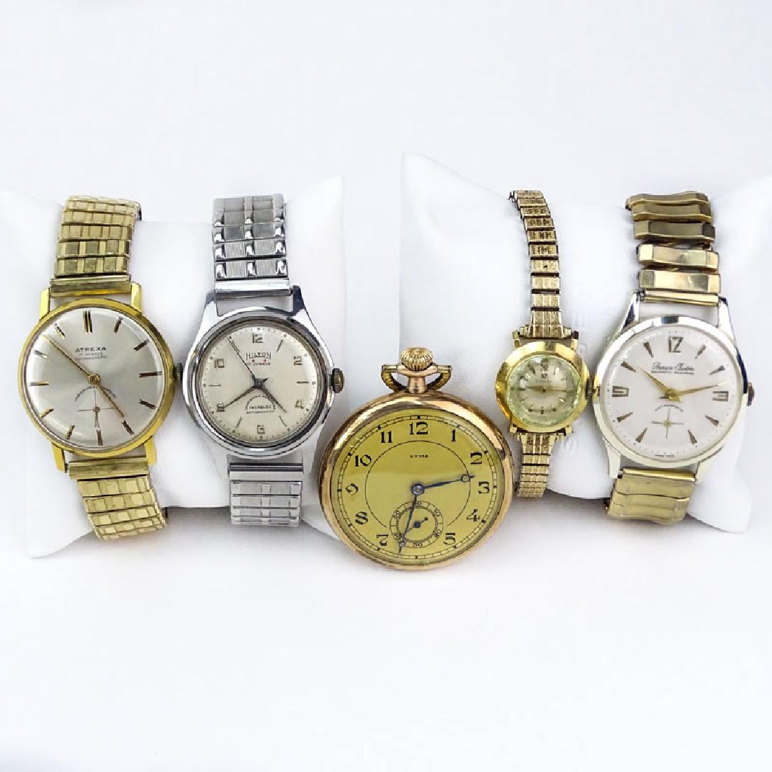 Collection of Five (5) Vintage Watches. Includes a (1 of 10)