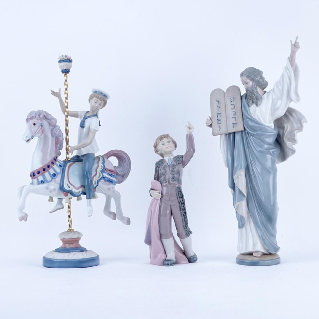 Lot of Three (3) Lladro Figurines. Includes: Moses, (1 of 6)
