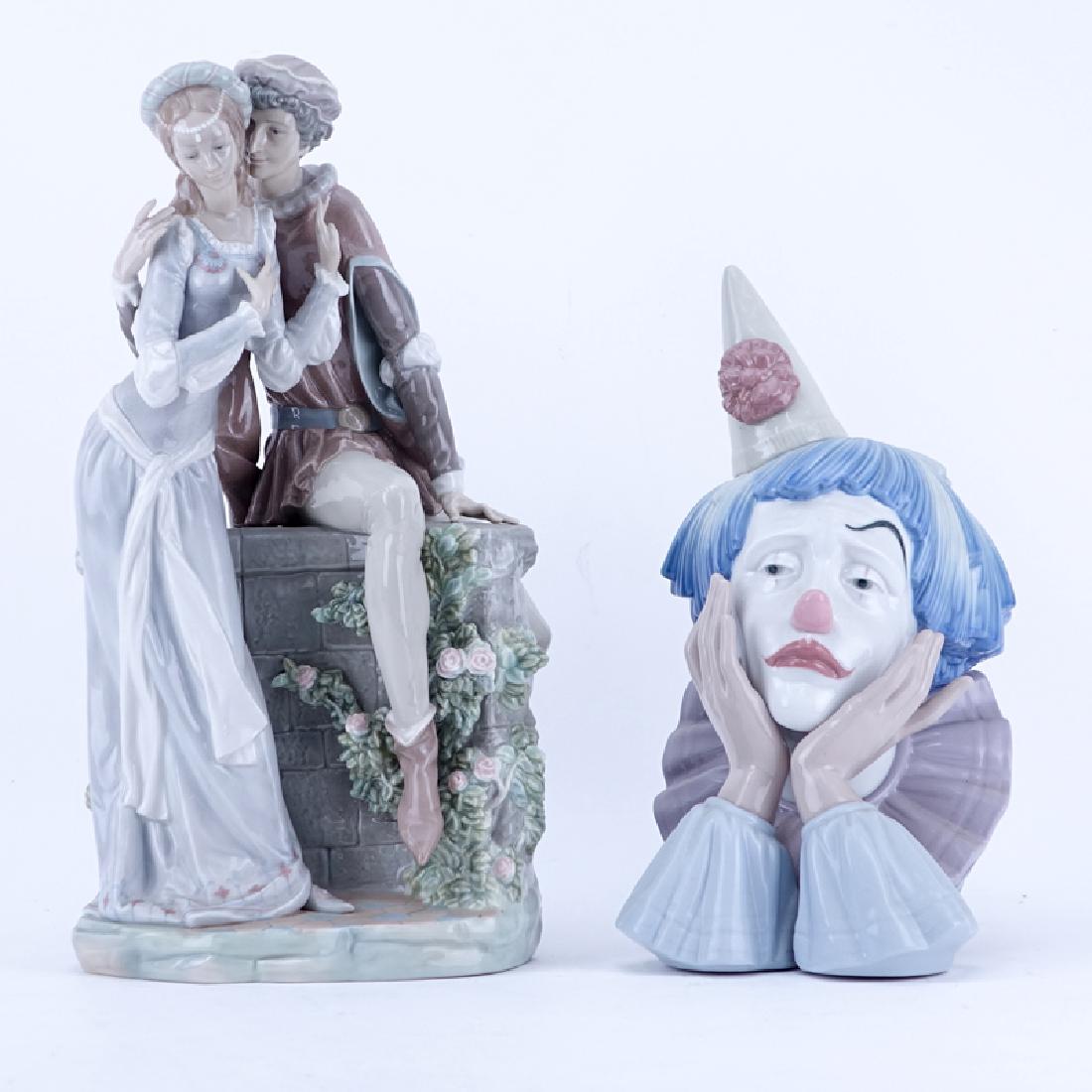Two (2) Lladro Porcelain Figurines. Includes Romeo & (1 of 6)
