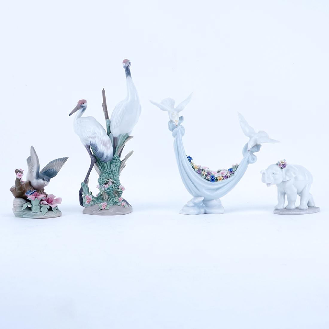 Lot of Four (4) Lladro Porcelain Figurines. Includes (1 of 4)