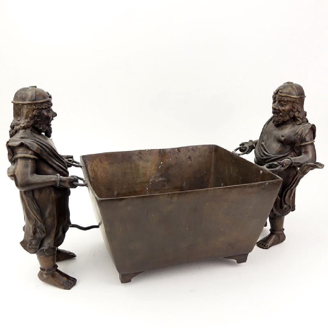 20th Century Bronze Figural Planter. Unsigned. Features (1 of 6)