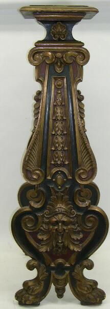 Very Decorative Mid-20C Tall Italian Pedestal