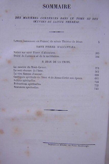 JP Migne Dated 1860 Oeuvres Tres-Completes de Sai - 7