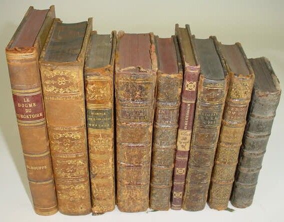 Collection of 9 Books on Religion Assort 1708 - 1 - 2