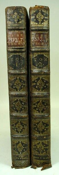 Venetiis Dated 1737 2 Vol Sacramentaria Contra Pe