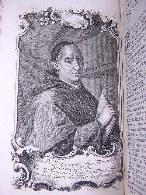 Joannis Laurentii Berti Dated 1769 Historia Eccle - 6