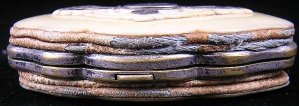 Antique Continental Ivory 800 Silver Change Purse - 3