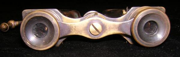 19C Pair of Continental Bronze Opera Glasses - 4