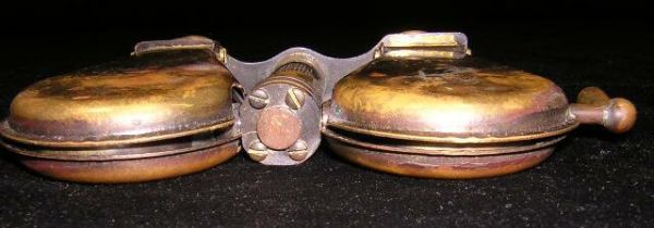 19C Pair of Continental Bronze Opera Glasses - 5