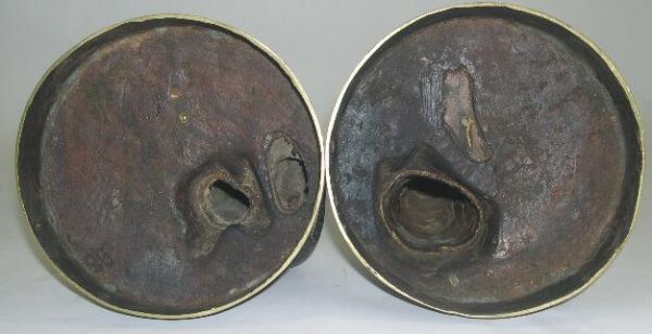Two Large 19C Patinat Bronze Sculptures David & D - 6