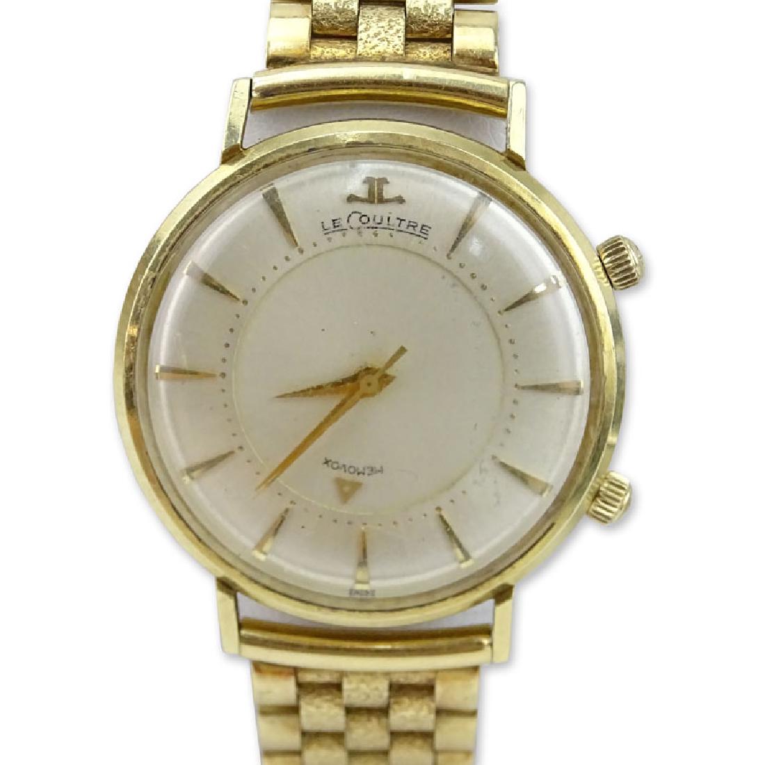 Jaeger LeCoultre Memovox 14 Karat Yellow Gold Watch. (1 of 5)