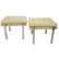Pair of Mid Century Modern Chrome and Upholstered - 2