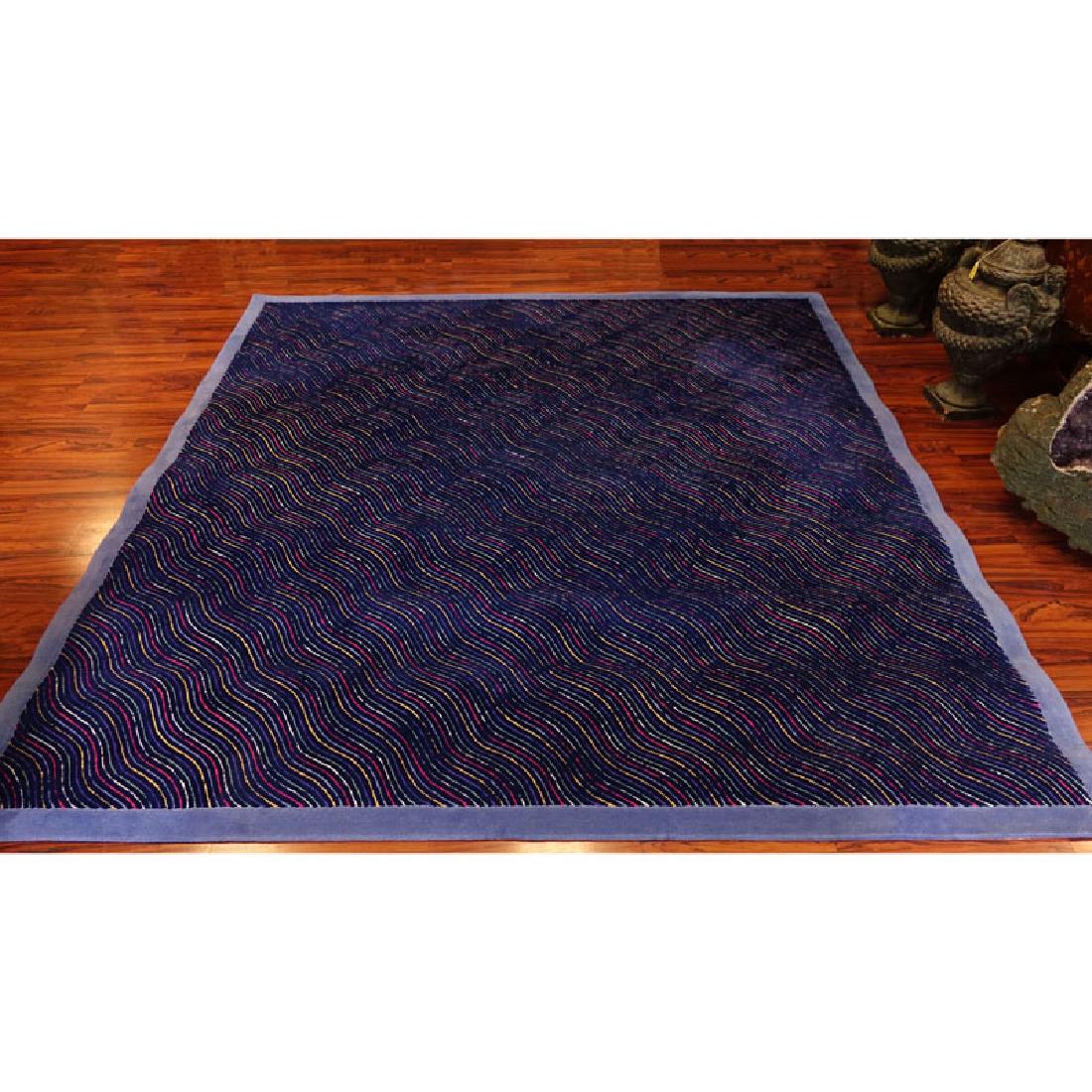 Room Size Edward Fields Colorful Stripes Wool Rug. (1 of 11)