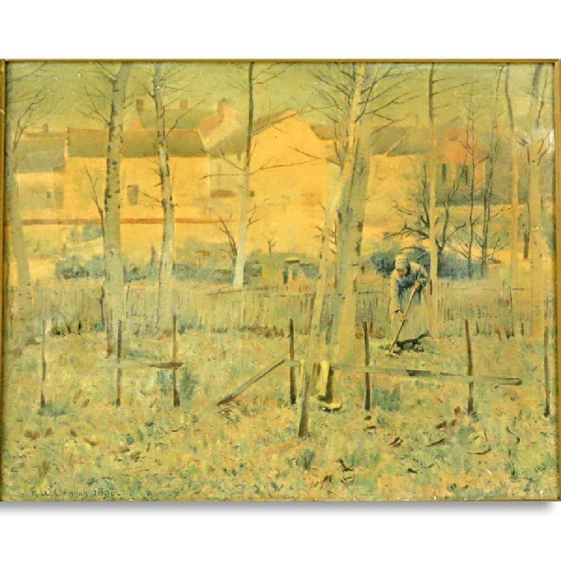 Robert Vonnoh, American (1858 - 1933) "French Peasants (1 of 4)