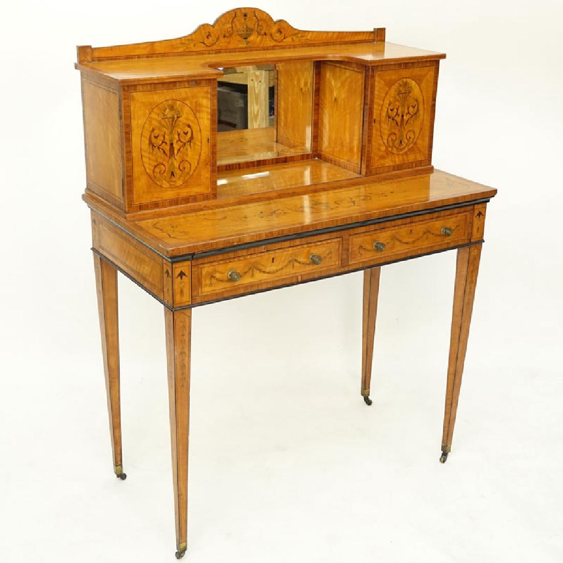 Antique Edwardian Adam Style Satinwood Inlay Ladies (1 of 6)