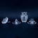 Collection of Four (4) Lalique Crystal Tableware.