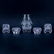 Collection of Five (5) Waterford crystal Candle